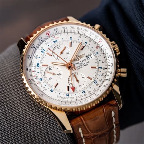 breitling navitimer 01 limited edition 44mm rose gold|breitling navitimer gmt chronograph.